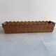 Large! Vintage rectangular plastic planter by EMSA