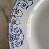 Plat ancien faïence