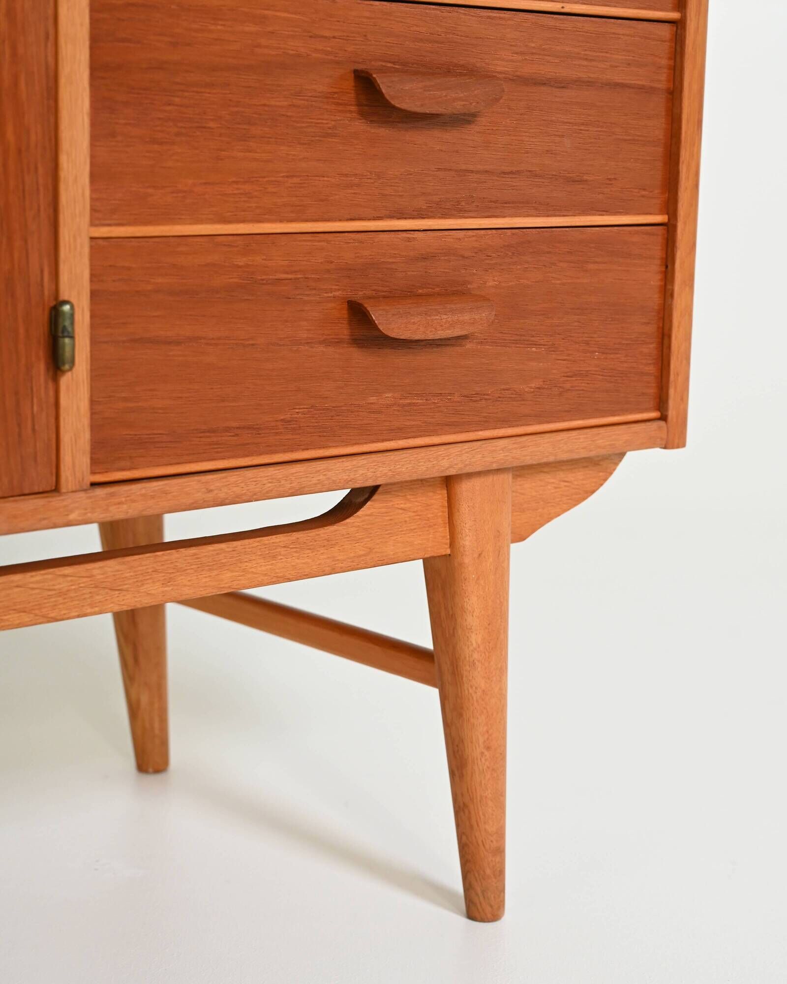 Scandinavian bookcase with cabinet, 1960s