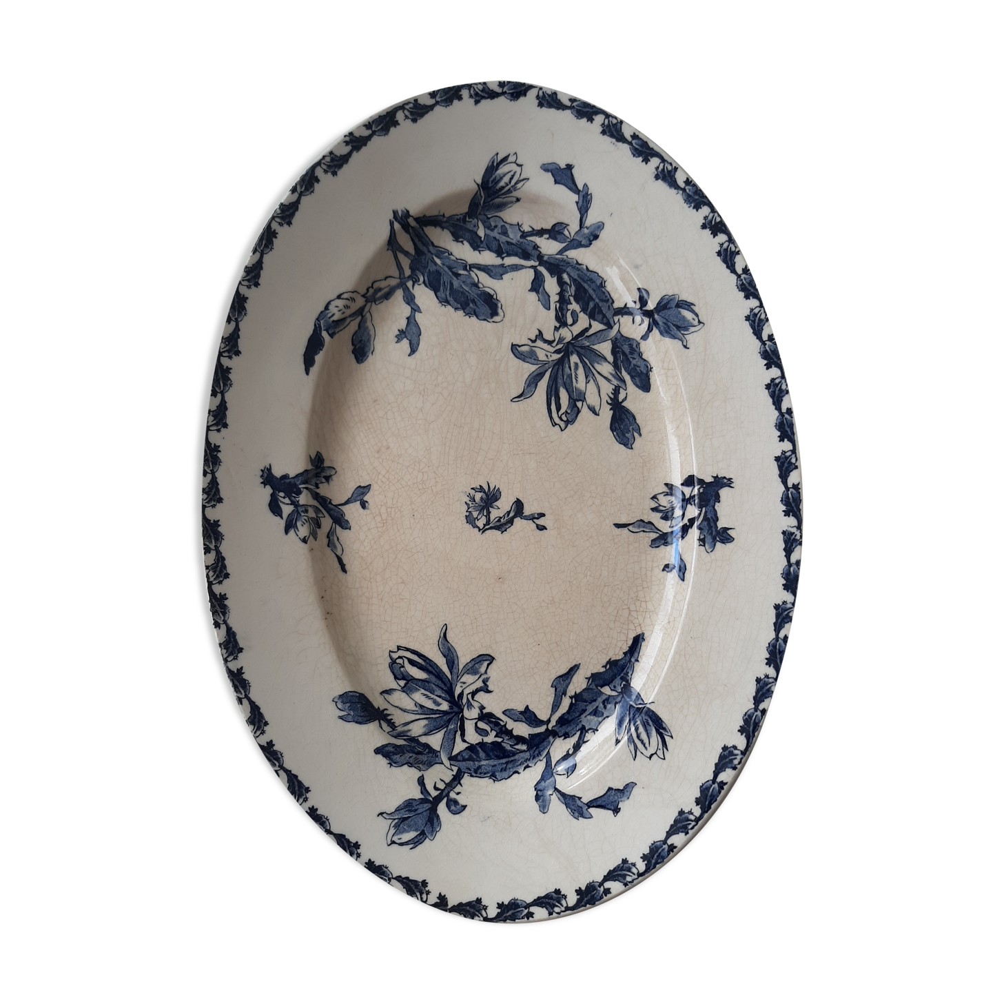 Gien Porcelain Oval Dish