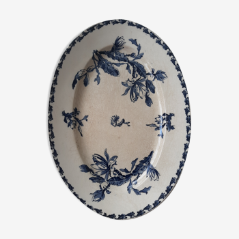 Plat ovale porcelaine de Gien