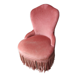 Fauteuil crapaud velours