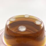 Cendrier vide-poche en verre soufflé • Tchécoslovaquie • Circa 1960