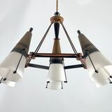 Mid-Century Modern sputnik chandelier, Italy 1950s