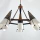 Mid-Century Modern sputnik chandelier, Italy 1950s