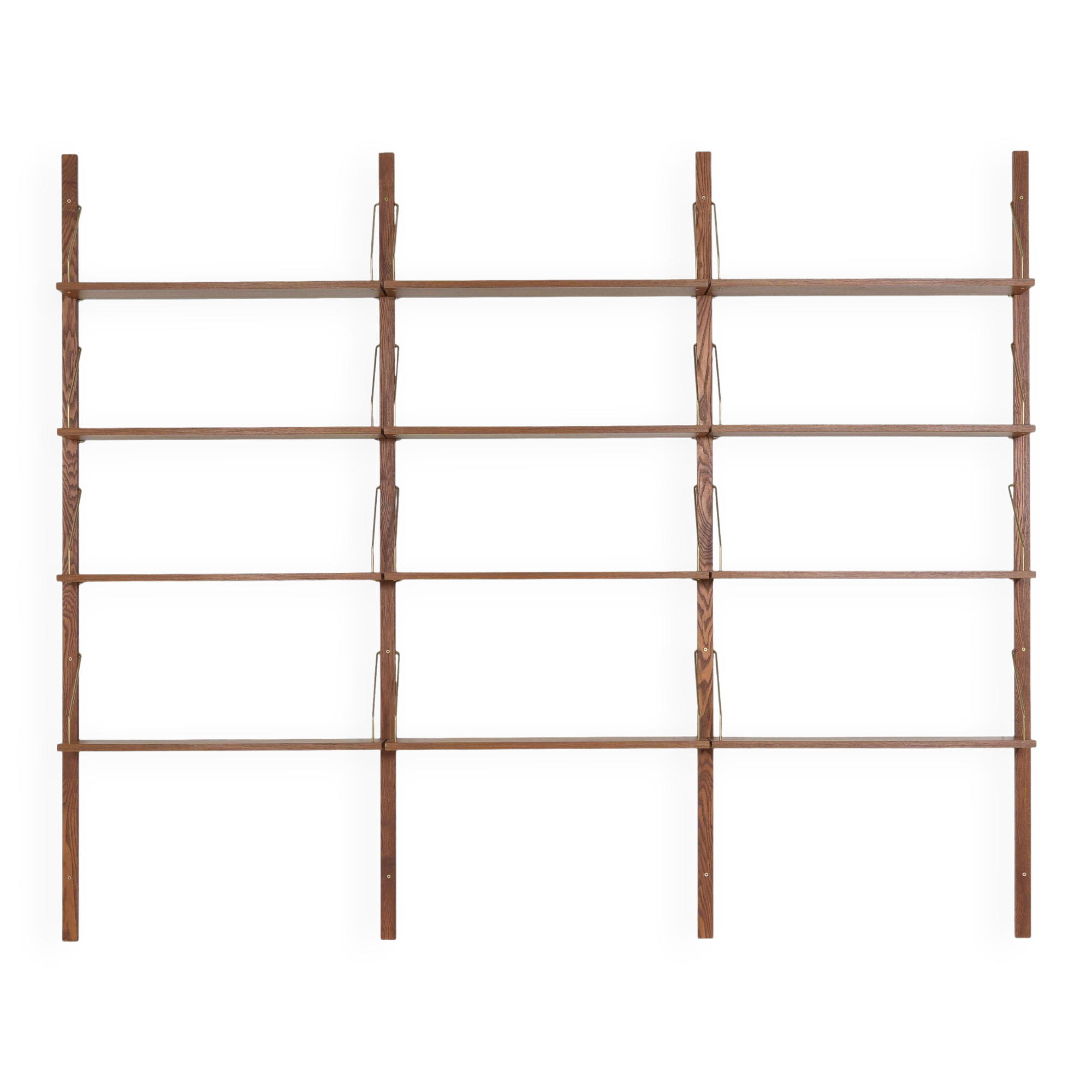 Teak modular shelving unit, Danish design, 1970s, made in Denmark