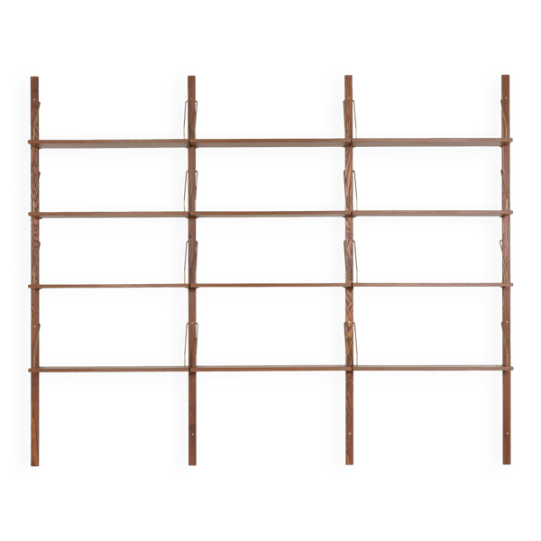 Étagère modulaire en teck, design danois, années 1970, fabriquée au Danemark