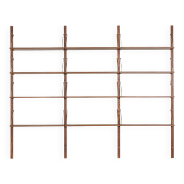 Teak modular shelving unit, Danish design, 1970s, made in Denmark
