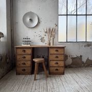 Bureau pin meuble atelier 1950