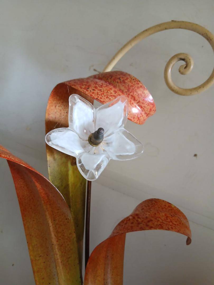 Paterno Franco - Wall light, Ceiling light, floral flower water lily italy 9