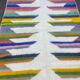 Handmade artisan rug in ochre, size 1.5/2.5 m.