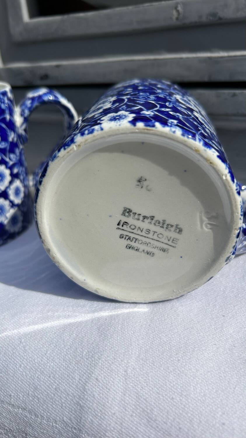 Burleigh Blue Calico Mug