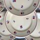 Set of 10 dessert plates fb badonviller 30-40s