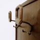 Mid Century Modern wood wall coat rack - 2 available