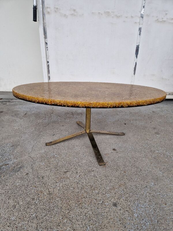 Table basse Giraudon en résine epoxy