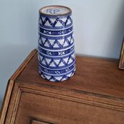 Blue and White Ceramic Decorative Vase Robert Picault