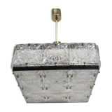 Rare Art Glass Chandelier  Kamenicky Senov, 1970's