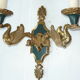 Applique bronze dore de style empire Lucien Gau