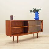 Buffet vitré danois en teck, années 1970