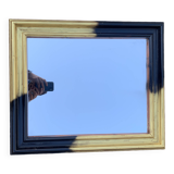 Black and gold mirror 64 x 53