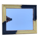 Miroir Noir et doré 64 x 53
