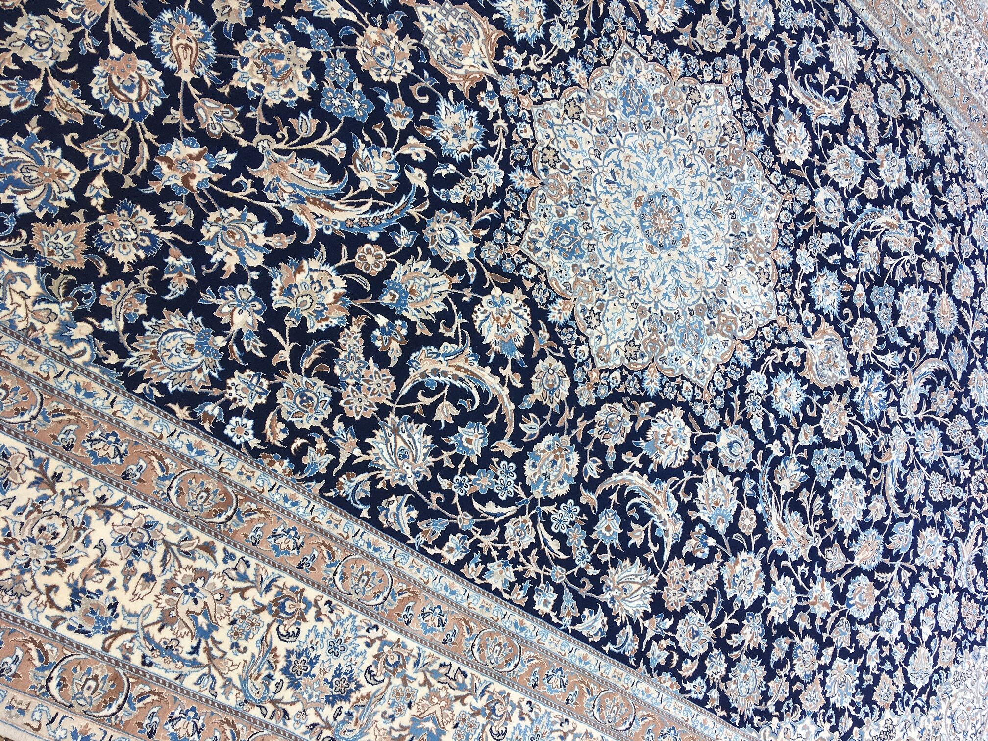 Persian Nain Carpet 3.65m x 2.38m