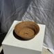 Small flared bowl made of woven Indonesian rattan D20 H6