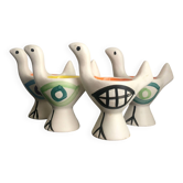 4 coquetiers Lili Valentin Vallauris