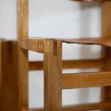 Ensemble de 4 chaises et table basse Maison Regain, France, circa 1970