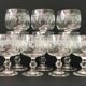 Set 12 verres d’Alsace cristal gravé vin et apéritif