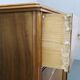 Antique Cabinet in Walnut Finish, Czechoslovakia