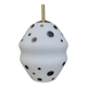White with black dots pendant lamp 1960s