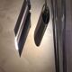 Space Age Chrome lamp and aluminum  Italy, 1970s 80x30