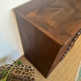 Vintage wooden architect's professional furniture