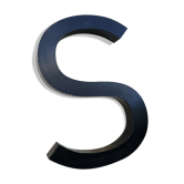 Lettre d'enseigne "S"