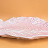 Plat barbotine chou rose