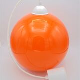 Orange hanging lamp