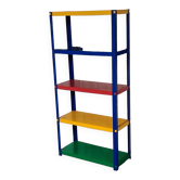 80s colored shelves.