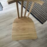 Solid oak chair