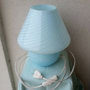 Lampe champignon en verre Murano