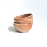 Stoneware bowl duo