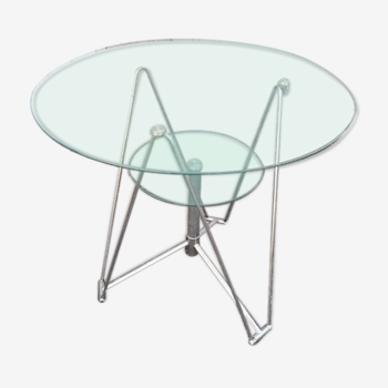 Table eiffel moderne design double plateau
