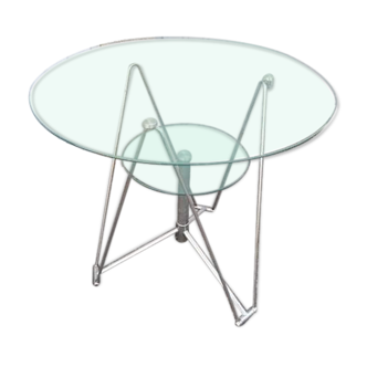 Table eiffel moderne design double plateau