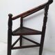 Pair of antique English triangular armchairs 1900s