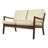 Vintage Two-Seater Senator Sofa in Teak by Ole Wanscher for Cado, 1970s
