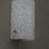 Vintage wall sconce in perspex from the 60s