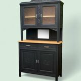 Parisian art deco buffet in solid walnut 1930