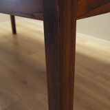 Table en palissandre, design danois, années 1970, production : Danemark