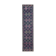 Hand-knotted wool turkish purple runner carpet 95 cm x 406 cm