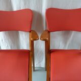 Pair of 50s bridge chairs